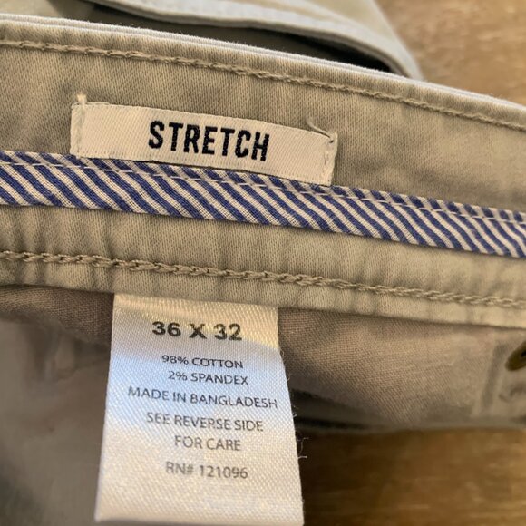 Mens light gray crown and ivey lighweight casual pants 36*32 - Picture 2 of 4